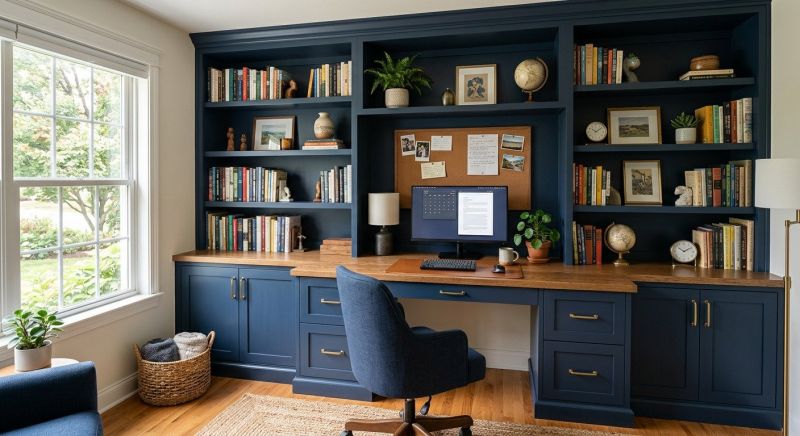 Built In Desk Installation in Alexandria, VA