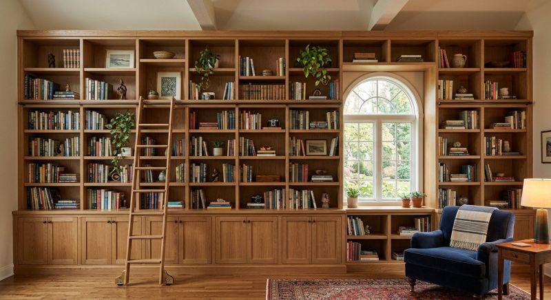 Built In Bookshelves Installation in Alexandria, VA
