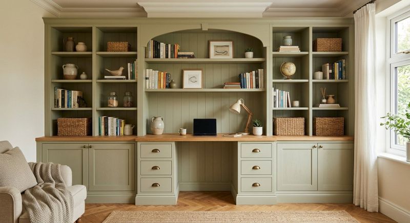 Built In Desk Installation in Woodbridge, VA