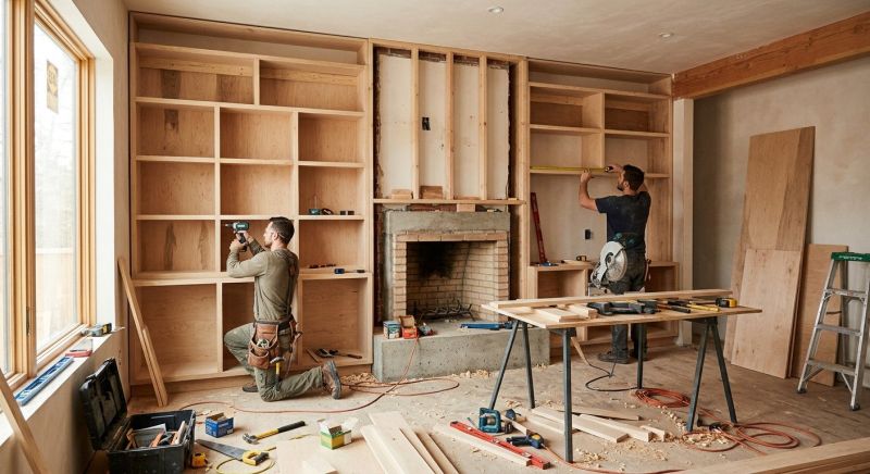 Built In Furniture Construction in Winston Salem, NC