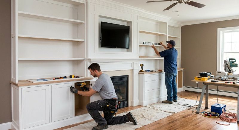 Builtin Cabinets Installation in Winston Salem, NC
