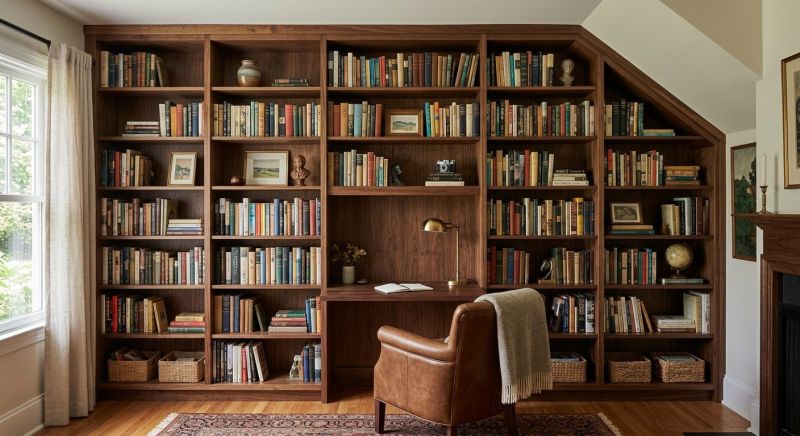Custom Bookshelves Installation in Annapolis, MD