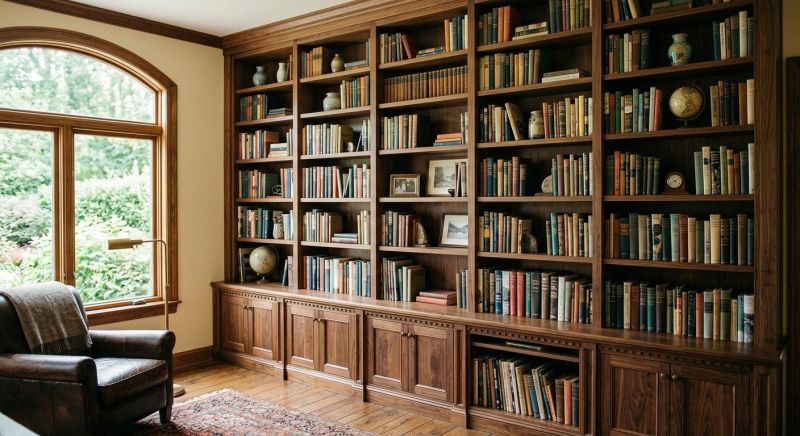 Custom Bookshelves Service in Fairfax, VA