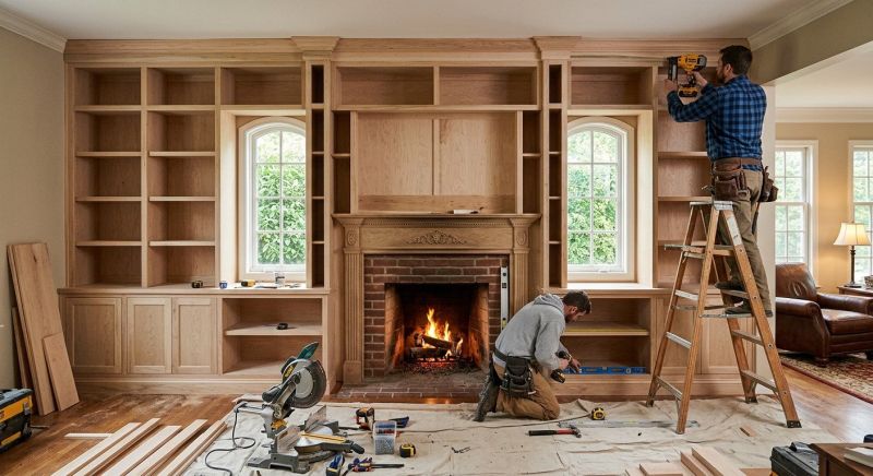 Fireplace Built Ins Installation in Greensboro, NC